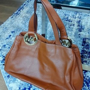 Michael Kors Brown Leather Purse